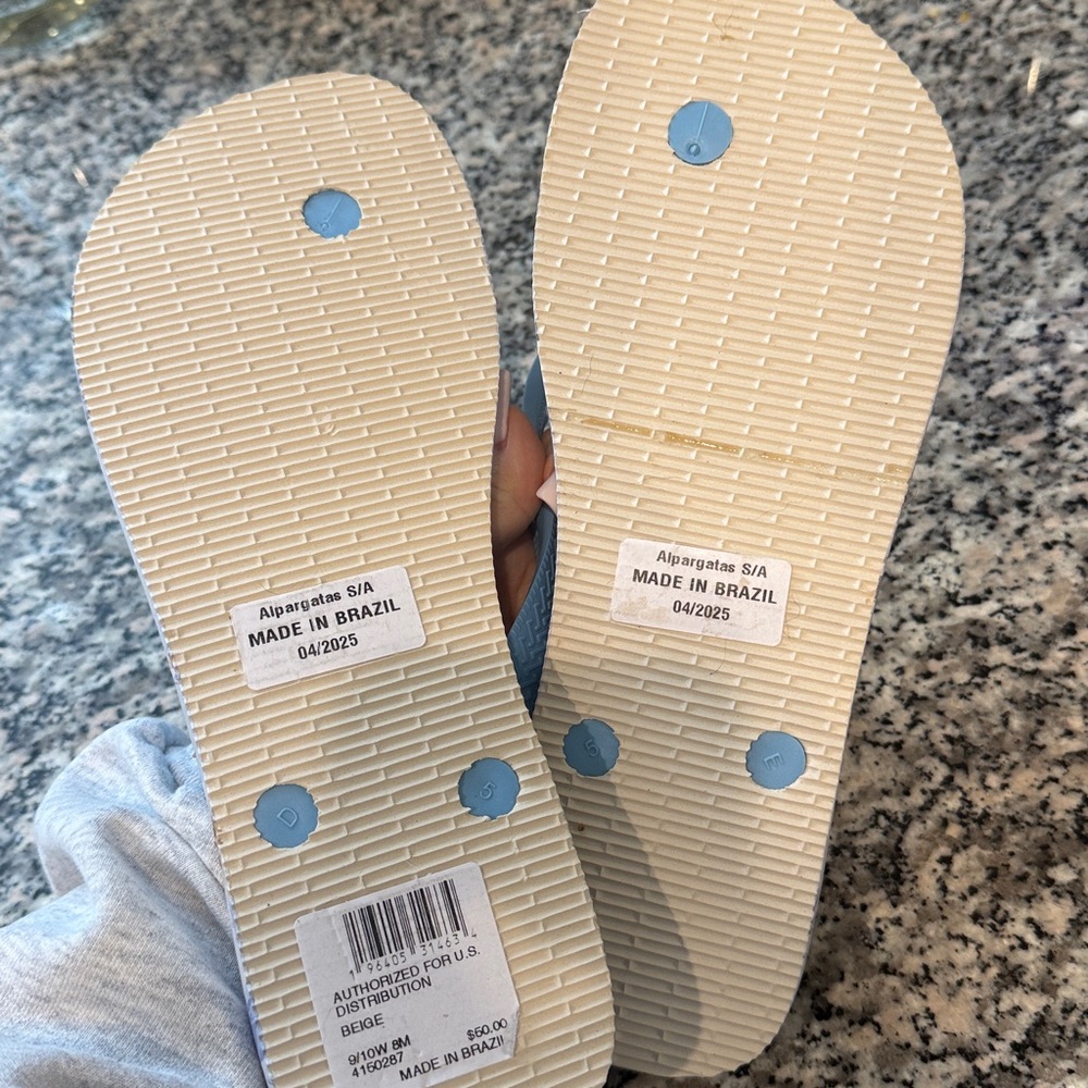 Havaianas LOVESHACFANCY Light Blue Floral Sandals - Picture 3 of 3